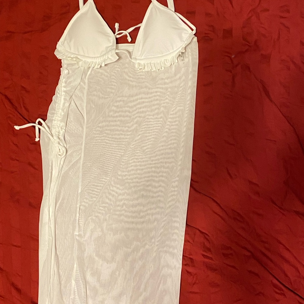 SHEIN bikini and sheer cover up